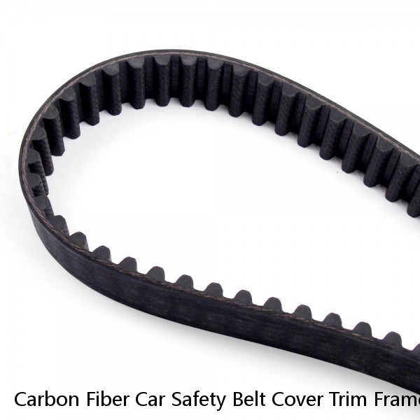 Carbon Fiber Car Safety Belt Cover Trim Frame For Ford Mustang 2015-2022 2PCS