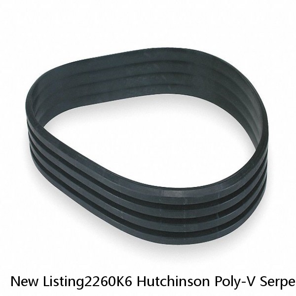 New Listing2260K6 Hutchinson Poly-V Serpentine Belt Free Shipping Free Returns 6K 2260