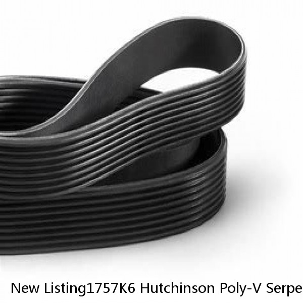 New Listing1757K6 Hutchinson Poly-V Serpentine Belt Free Shipping Free Returns 6K 1757